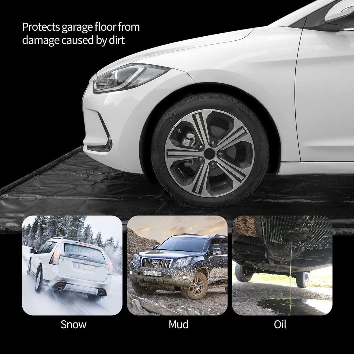 Non-Slip Waterproof Garage Floor Mat B36299