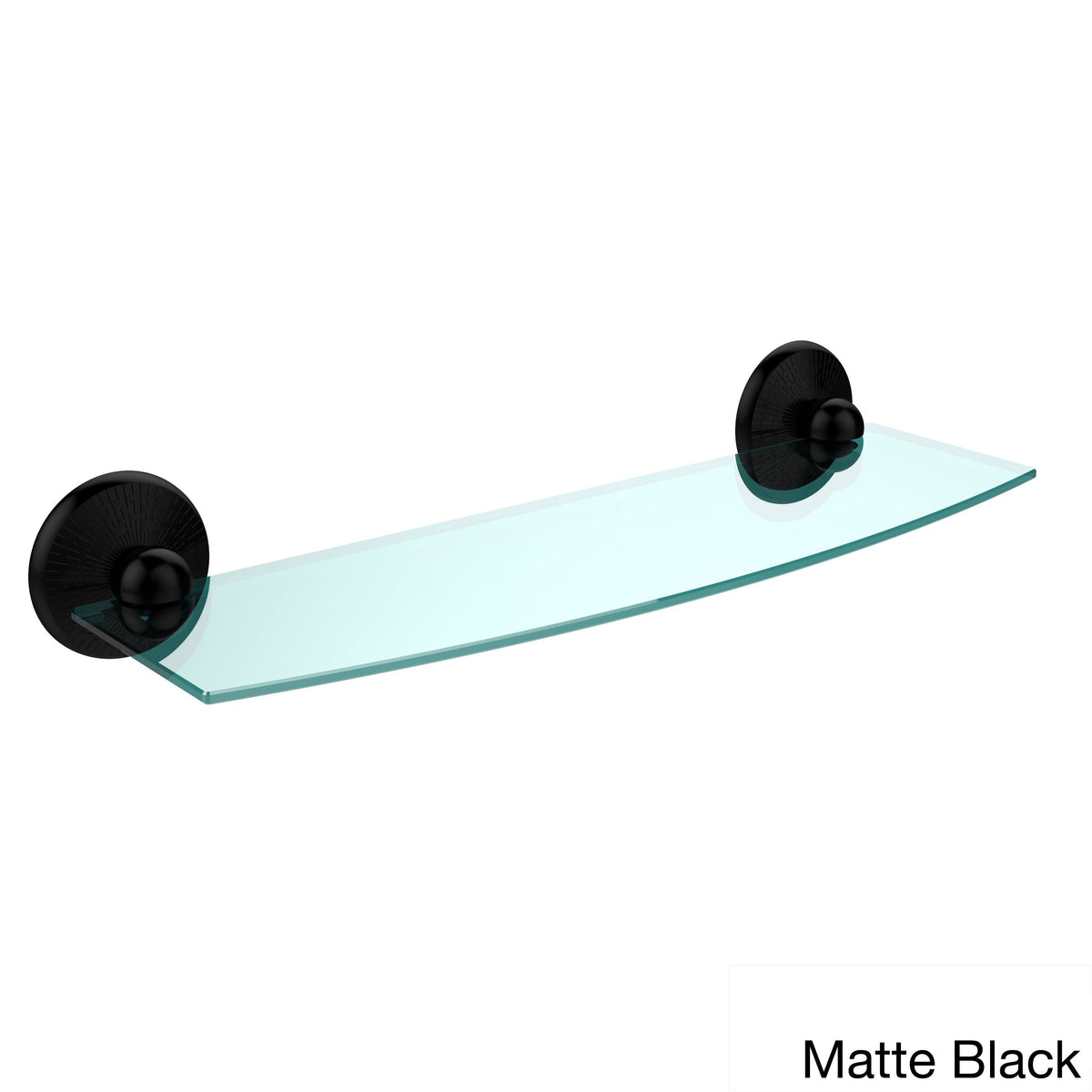 Satin Nickel Glass Shelf A9843