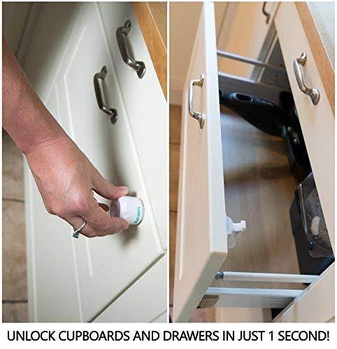 10 Magnetic Cabinet Locks T31634