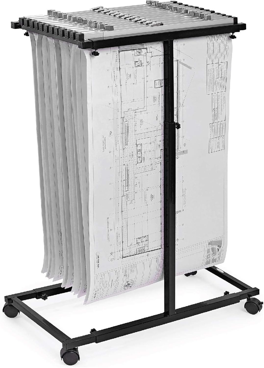 Adjustable Vertical Blueprint Storage Rack A50000