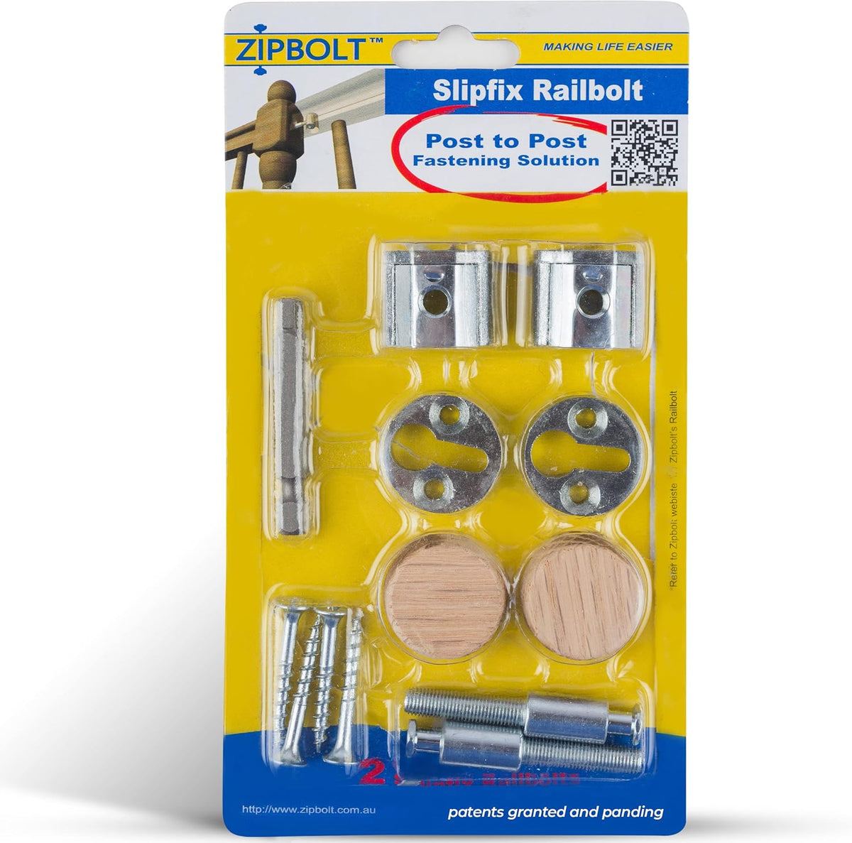 5 Pack Slipfix Railbolt F870
