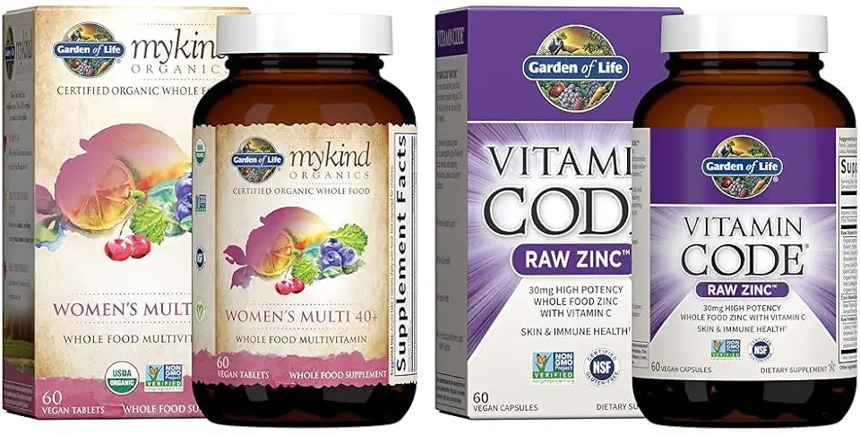Vitamins for Women 40+ 60 Tablets Vegan Zinc Multimineral Supplement B367
