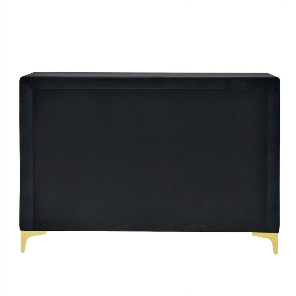 Black Velvet 6 Drawer Dresser C4501