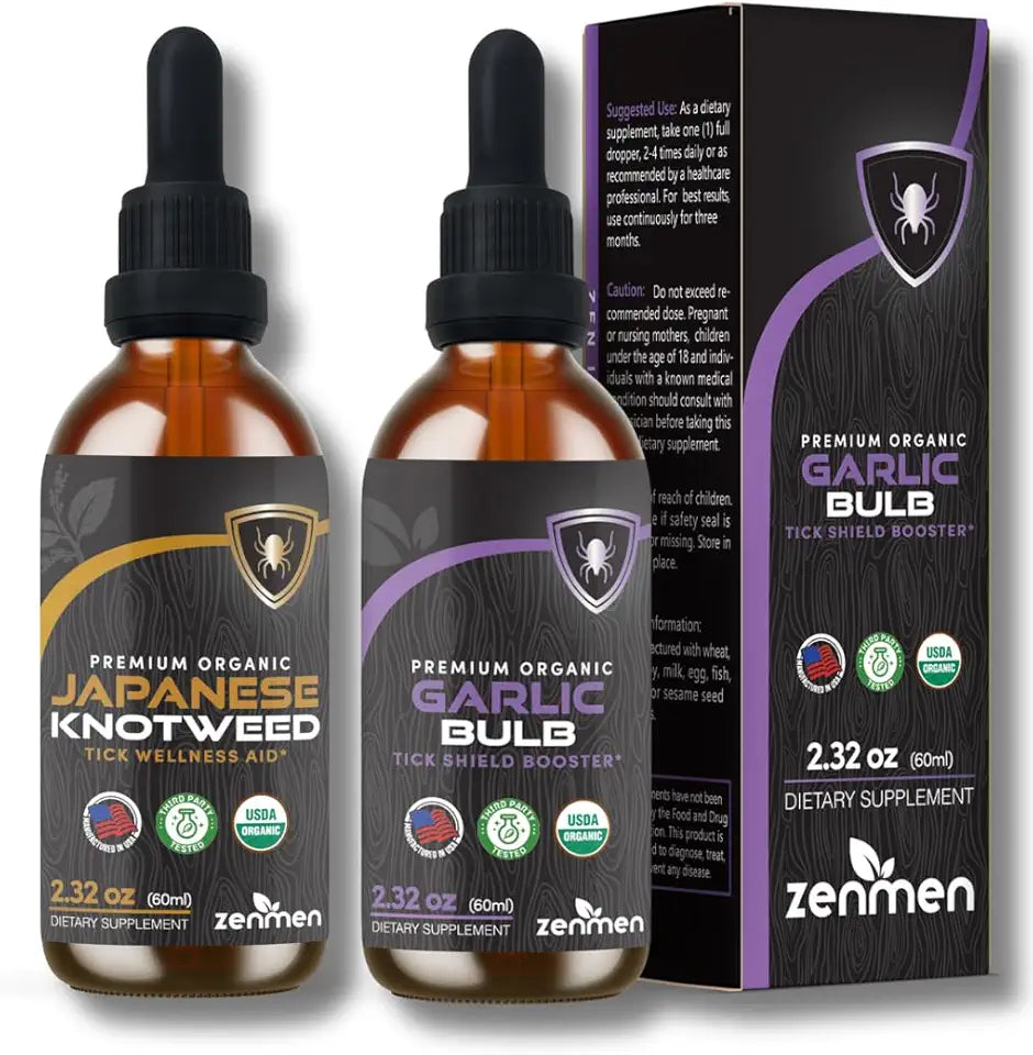Japanese Knotweed and Garlic Tinctures V434788