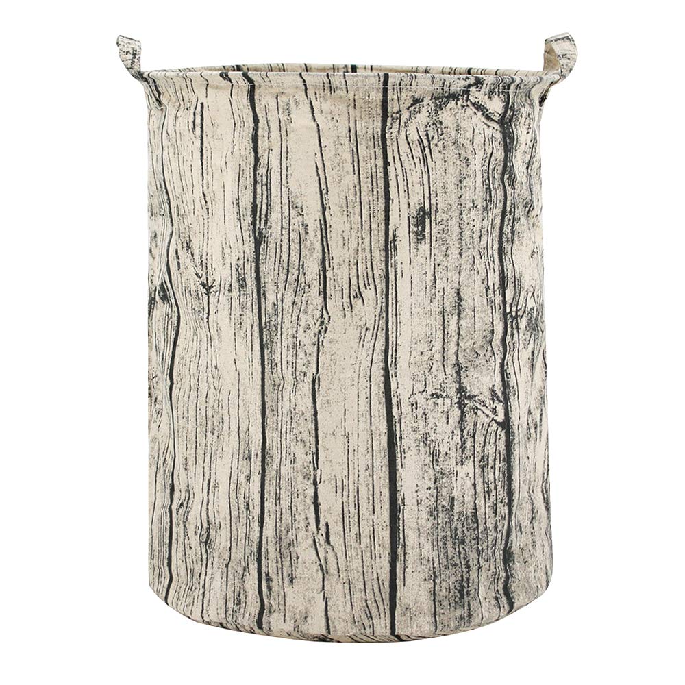 Large Canvas Fabric Waterproof Laundry Basket with Handles A773