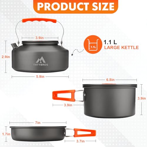 17 Pc Camping Cookware Kit C62673