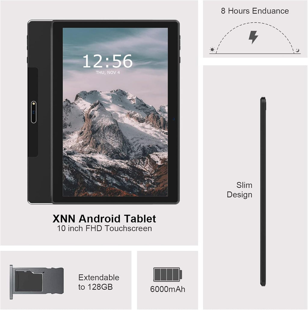 Black 10 Inch Android Tablet Computer U47727
