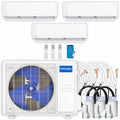 30,000 BTU 3 Zone Ductless Mini Split Air Conditioner and Heat Pump Y60021