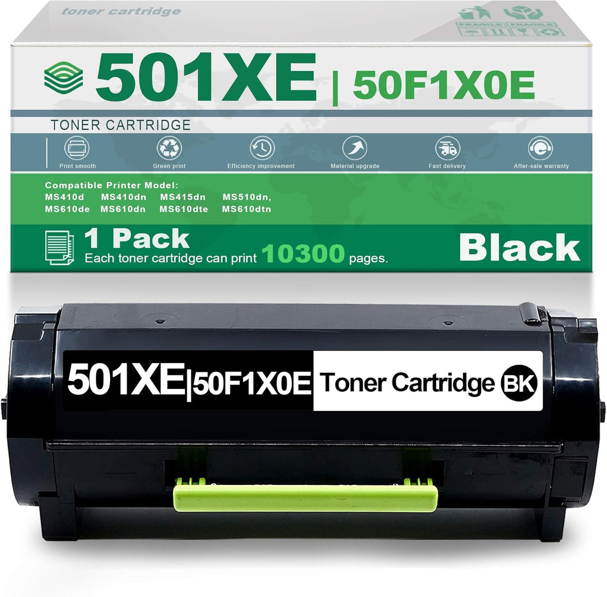 Black High Yield Remanufactured Toner Cartridge X722370