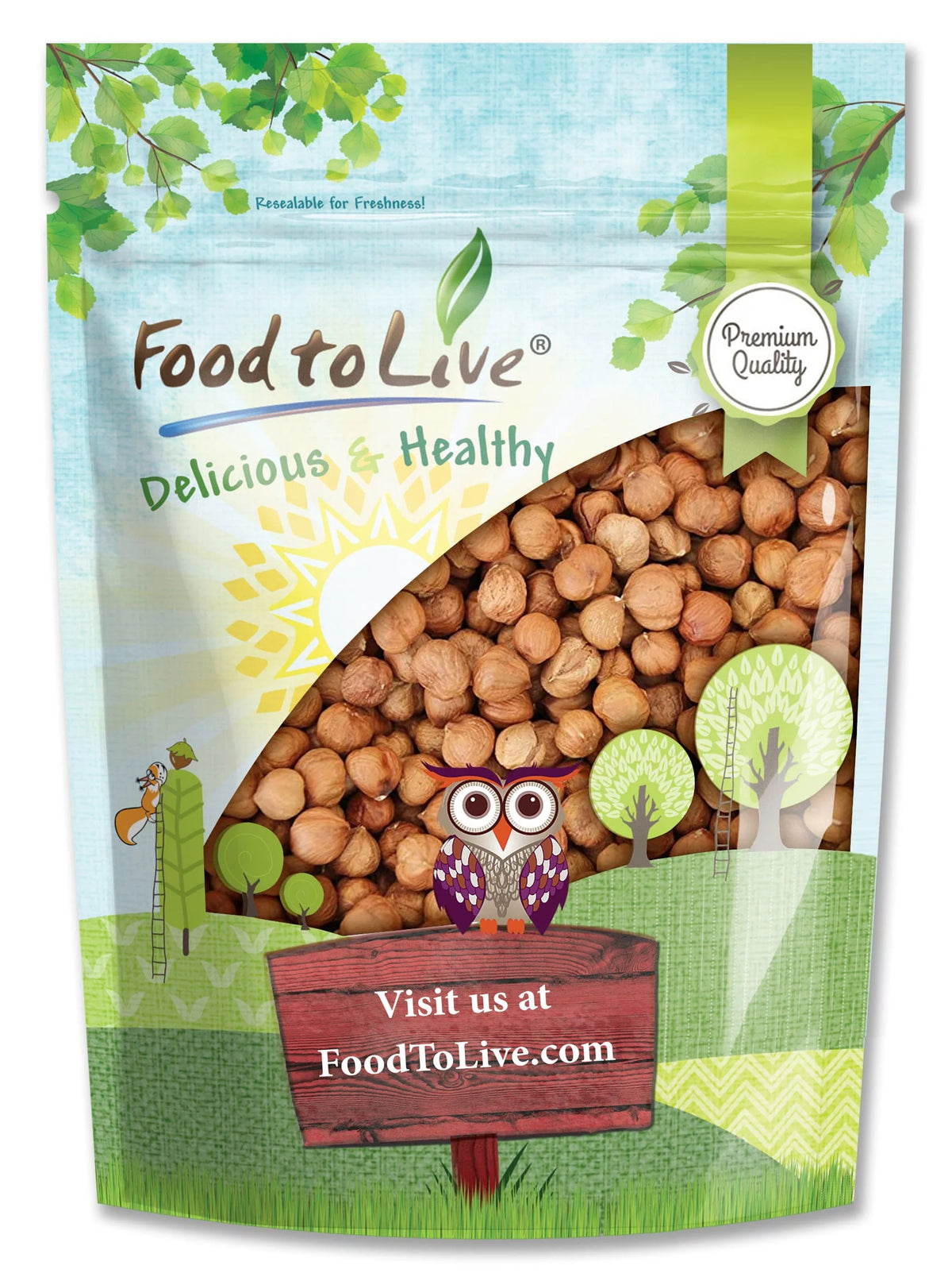 Raw Hazelnuts, 2 Pounds M77098