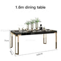 Rectangular Stainless Steel Dining Table B749