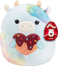 10" Blue Cow Plush Stuffed Animal Toy L866