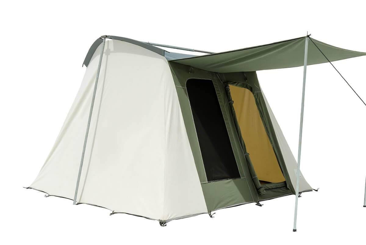 Brown Cotton Canvas 10x10 Cabin Tent G85244