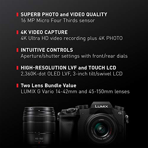 4K Mirrorless Camera with 14-42 mm Lens Kit P4602