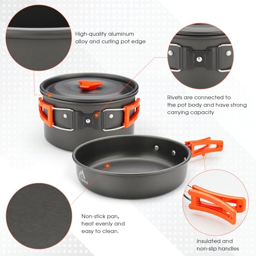 17 Pc Camping Cookware Kit C62673