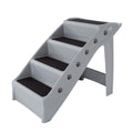Gray 4 Step Pet Stairs V531150