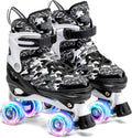 Camo Adjustable Roller Skates with Light up Wheels P450378