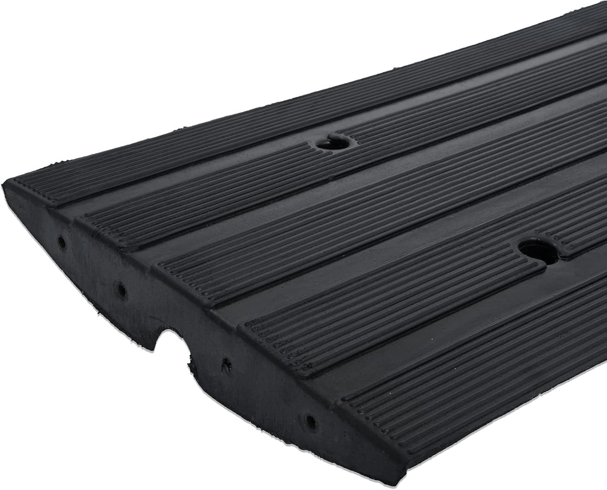 3PCS Rubber Heavy Duty Driveway Curb Ramps F5328