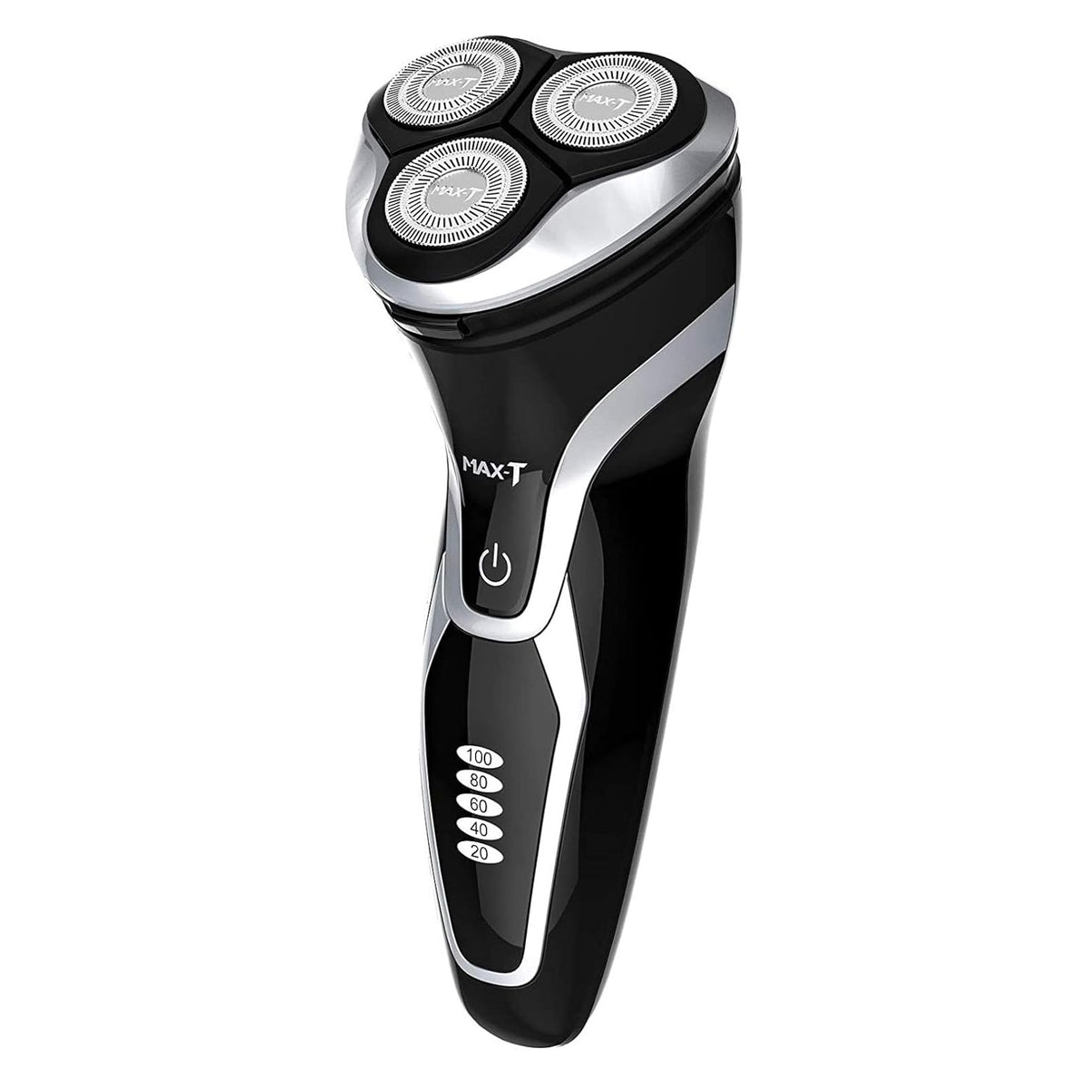 Rechargeable Wet & Dry Rotary Electric Razor for Men (Black) Pack of 2 J473887
