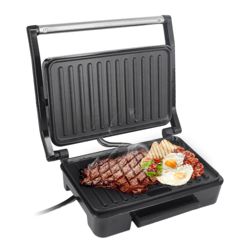 Stainless Steel 850w Sandwich Panini Maker Q7421