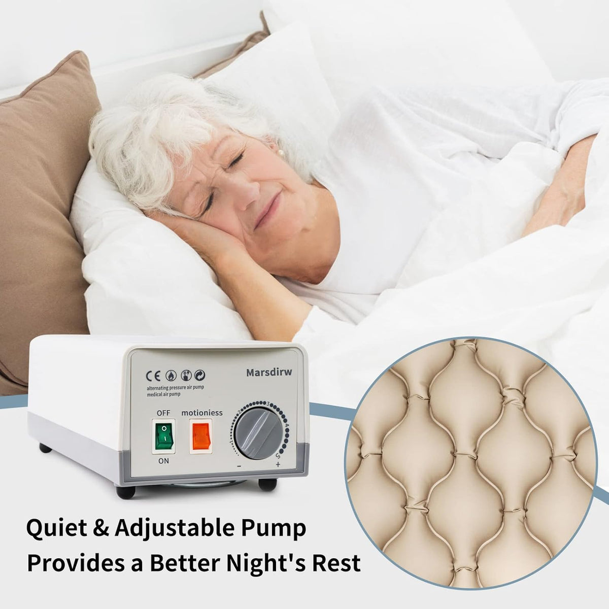 Alternating Pressure Pad Air Mattress for Hospital Bed X515