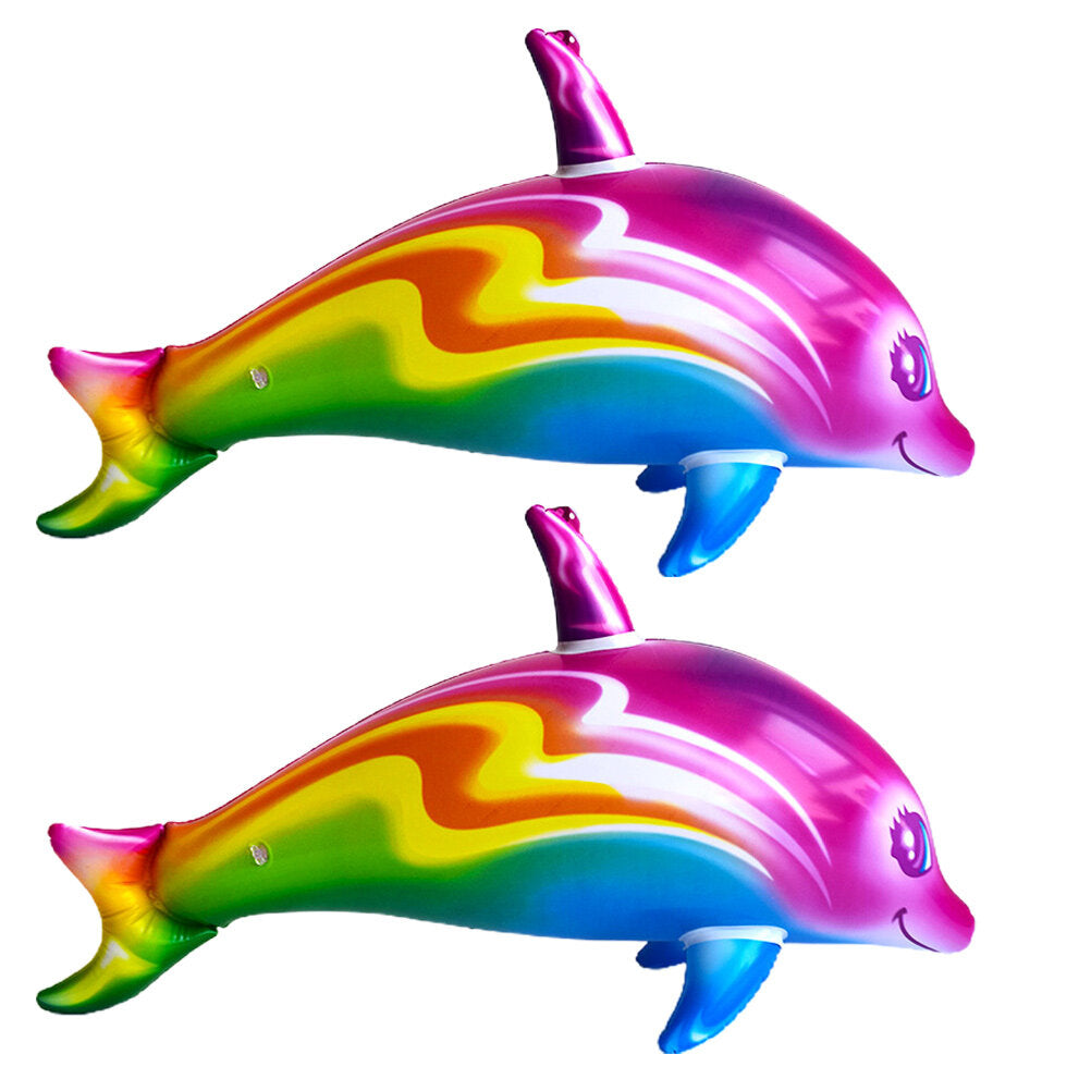 2pcs Big Inflatable Dolphin Toys U53059