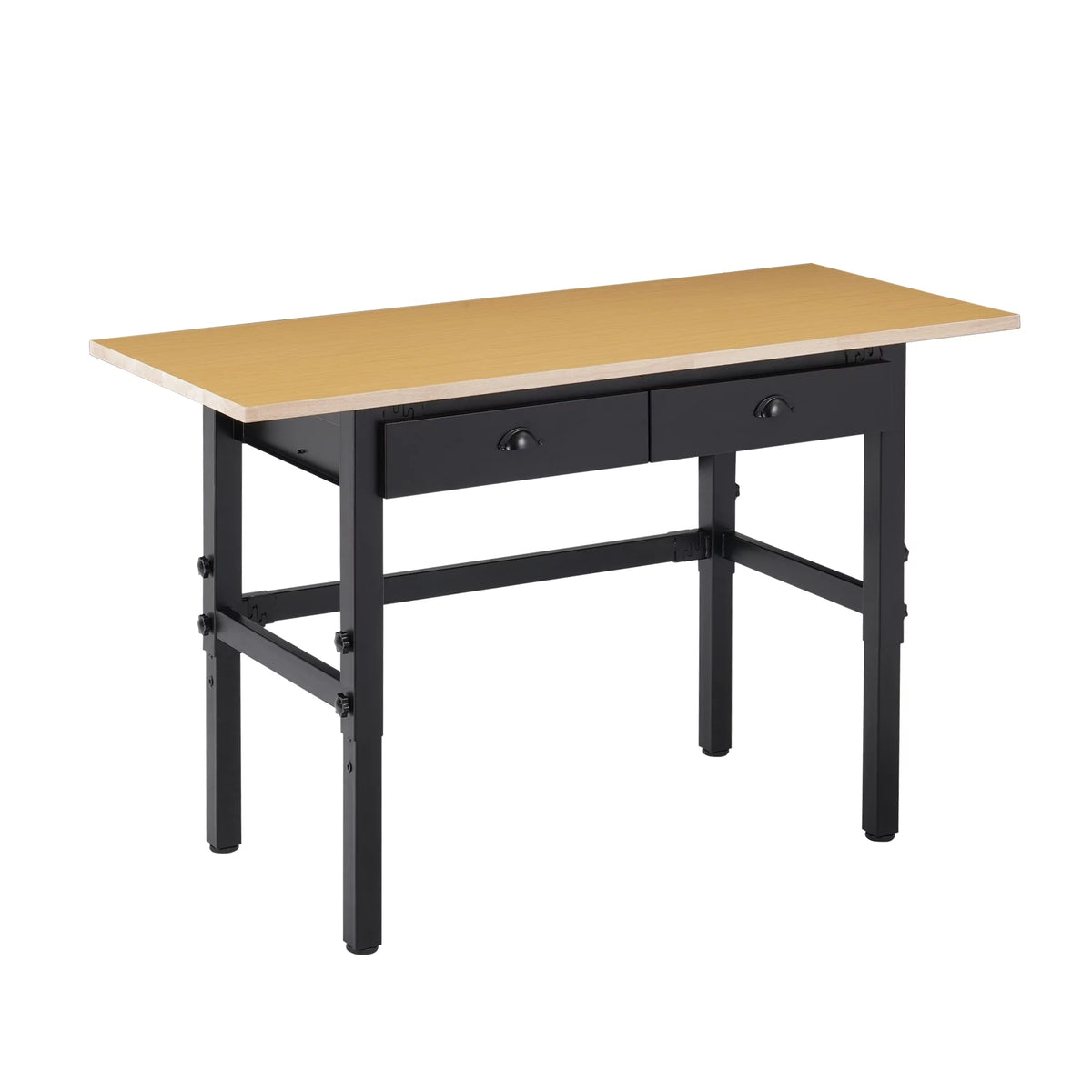 55'' Adjustable Work Bench with Power Outlets and Drawers P490111