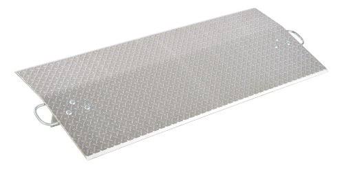 Aluminum Dockplate, 5700 lbs Capacity, 24x22 Length, 60x22 Usable Width H905383
