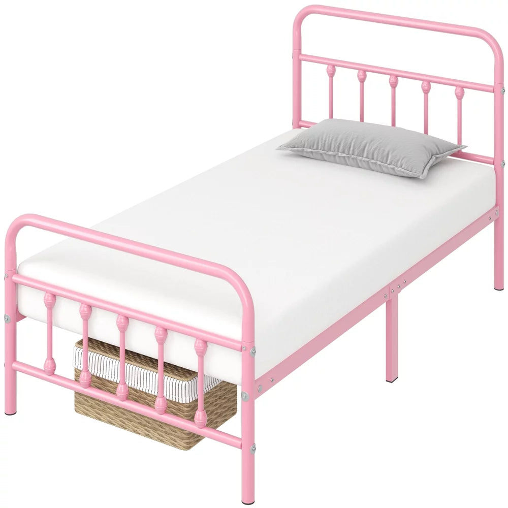 Queen Metal Bed Frame with Headboard & Footboard R10668