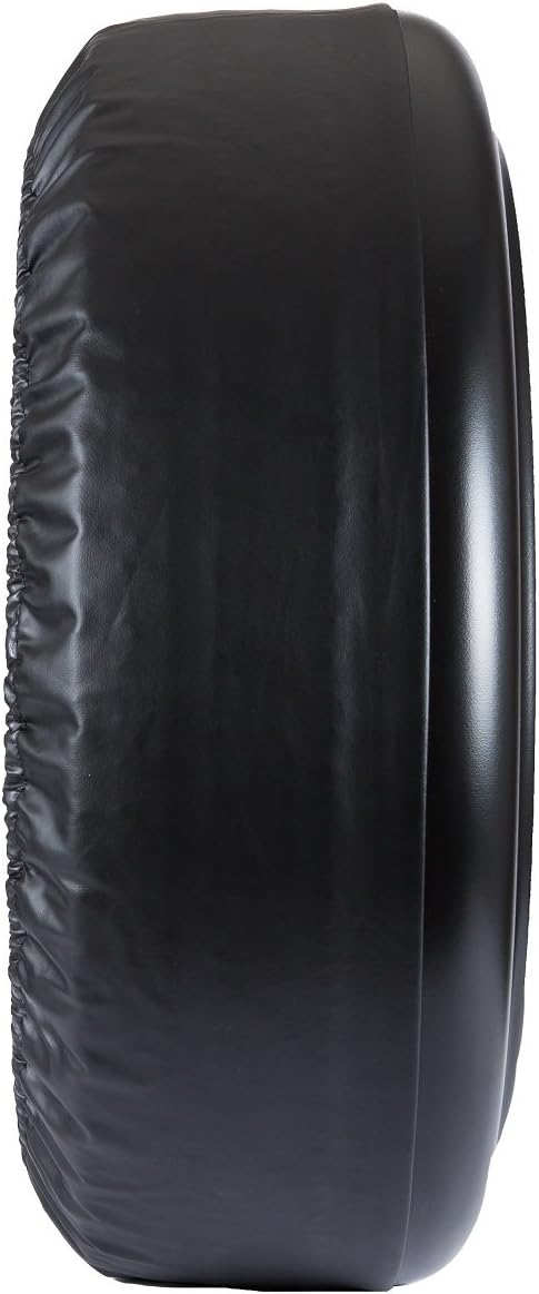 Rigid Tire Cover Hard Plastic Face Fabric Vinyl Band J291