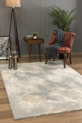Grey Brown Plush Area Rug 4' x 6' B500858