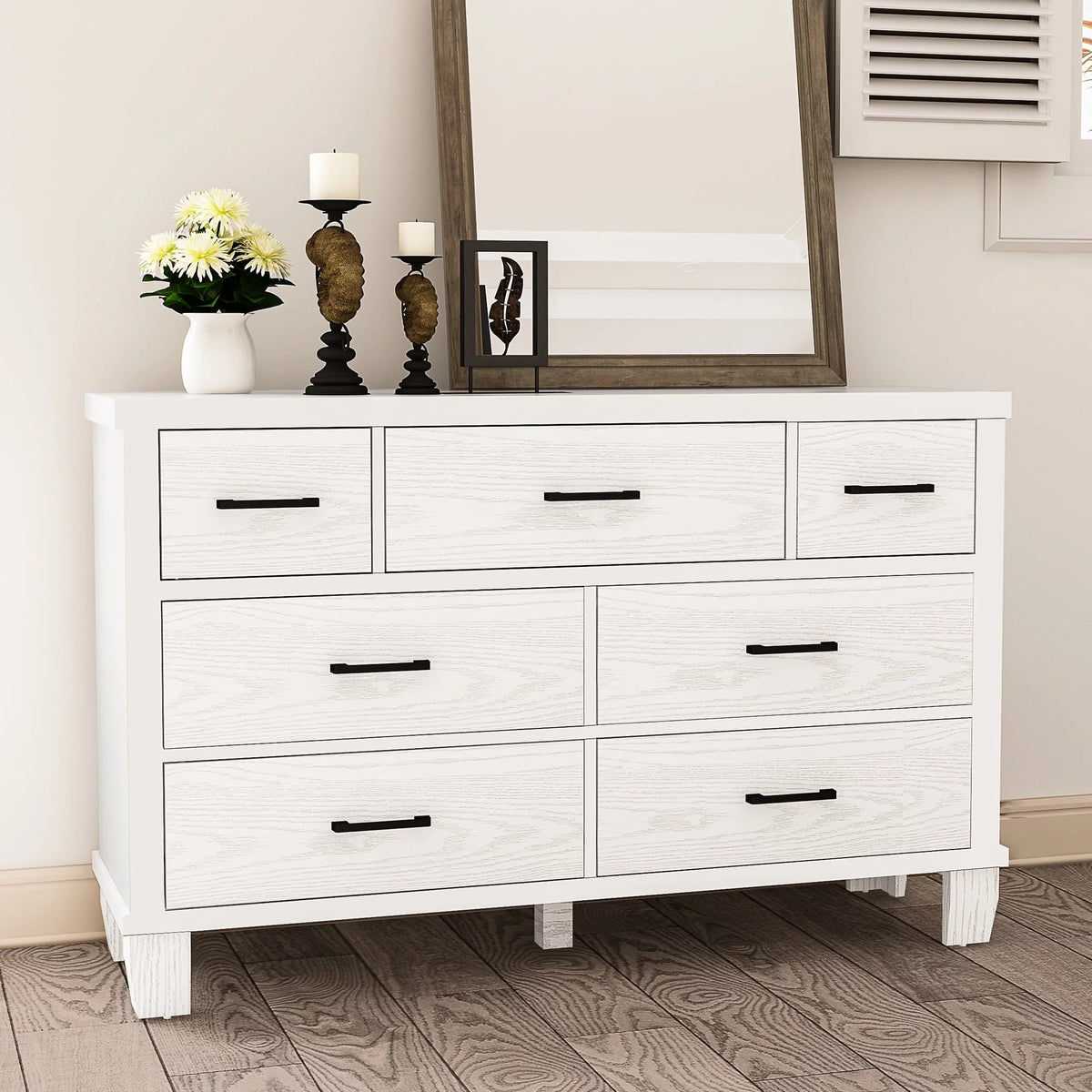5 Drawer Grey Dresser Y636255
