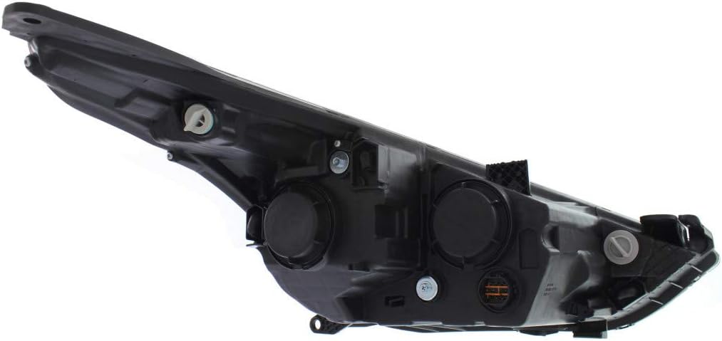 Hyundai Veloster Headlight Assembly 2012-2016 Passenger Side Multireflector with Bulbs T626901