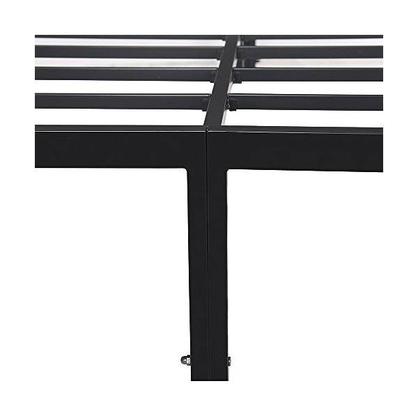 18 inch Tall Heavy Duty Steel Slat Non-Slip Bed Frame Cal King S2823