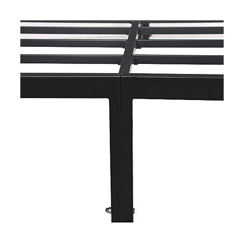 18 inch Tall Heavy Duty Steel Slat Non-Slip Bed Frame Cal King S2823