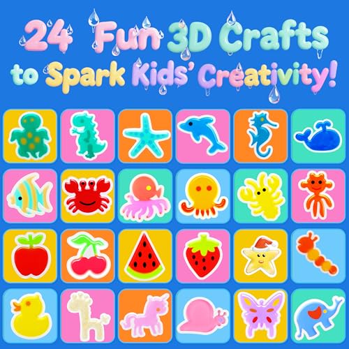 Water Elf Toy Kit with 20 Gels and 24 Molds U762