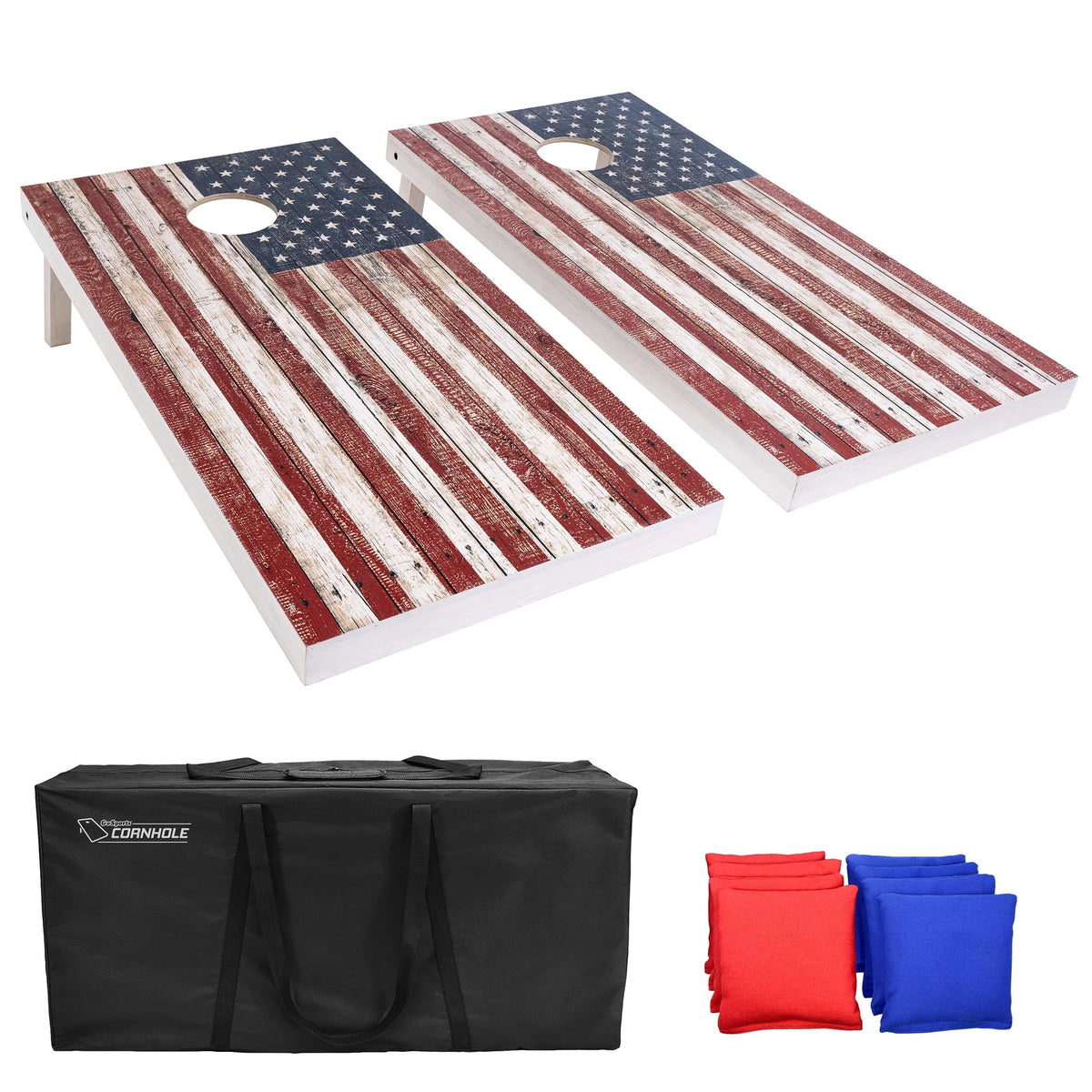 4'x2' Wood Cornhole Set E472537