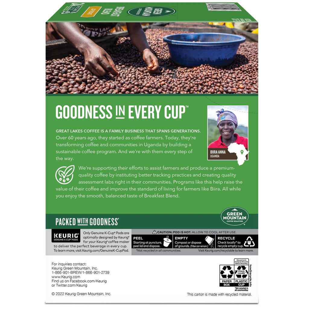 Light Roast K-Cup Coffee Pods, 24 Count Q7043