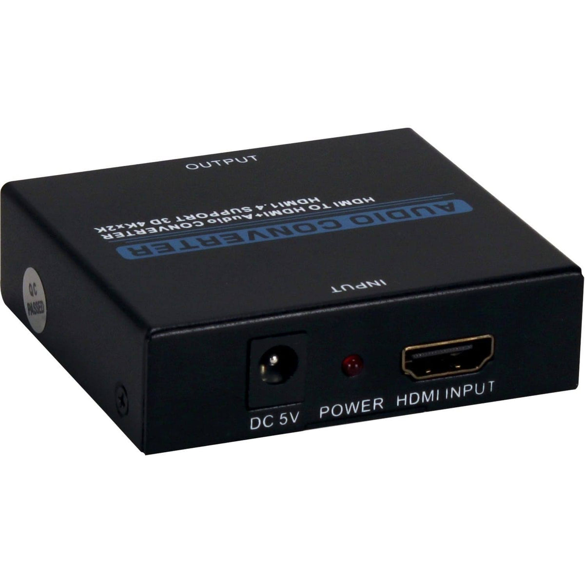 HDMI 4K Audio De-Embedder-Extractor with HDMI Pass Through Port S4842