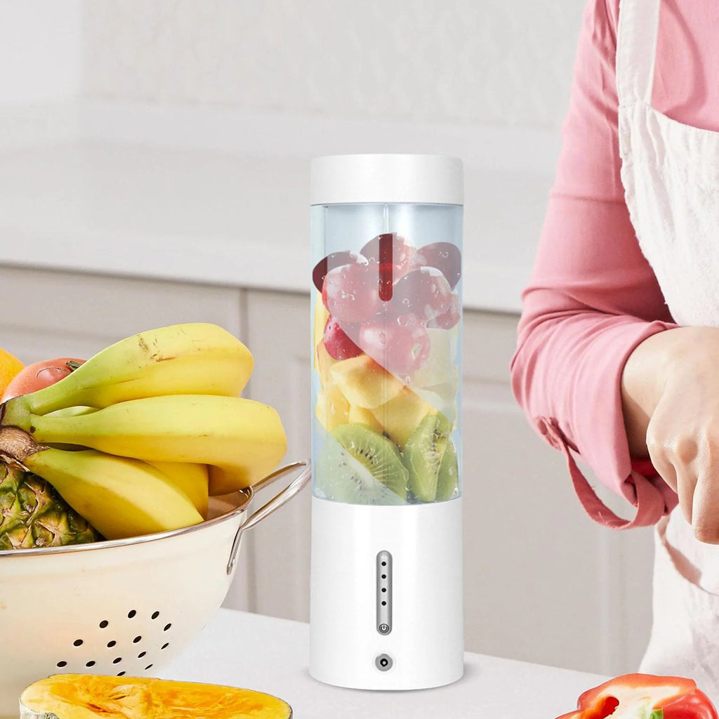 White Portable Handheld Electric Juicer Blender Q4794