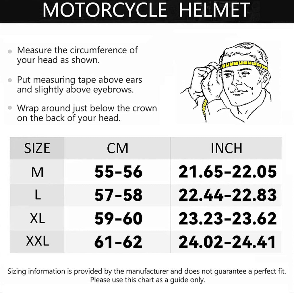Full Face Flip Up Modular Dual Visor Motorcycle Helmet T452
