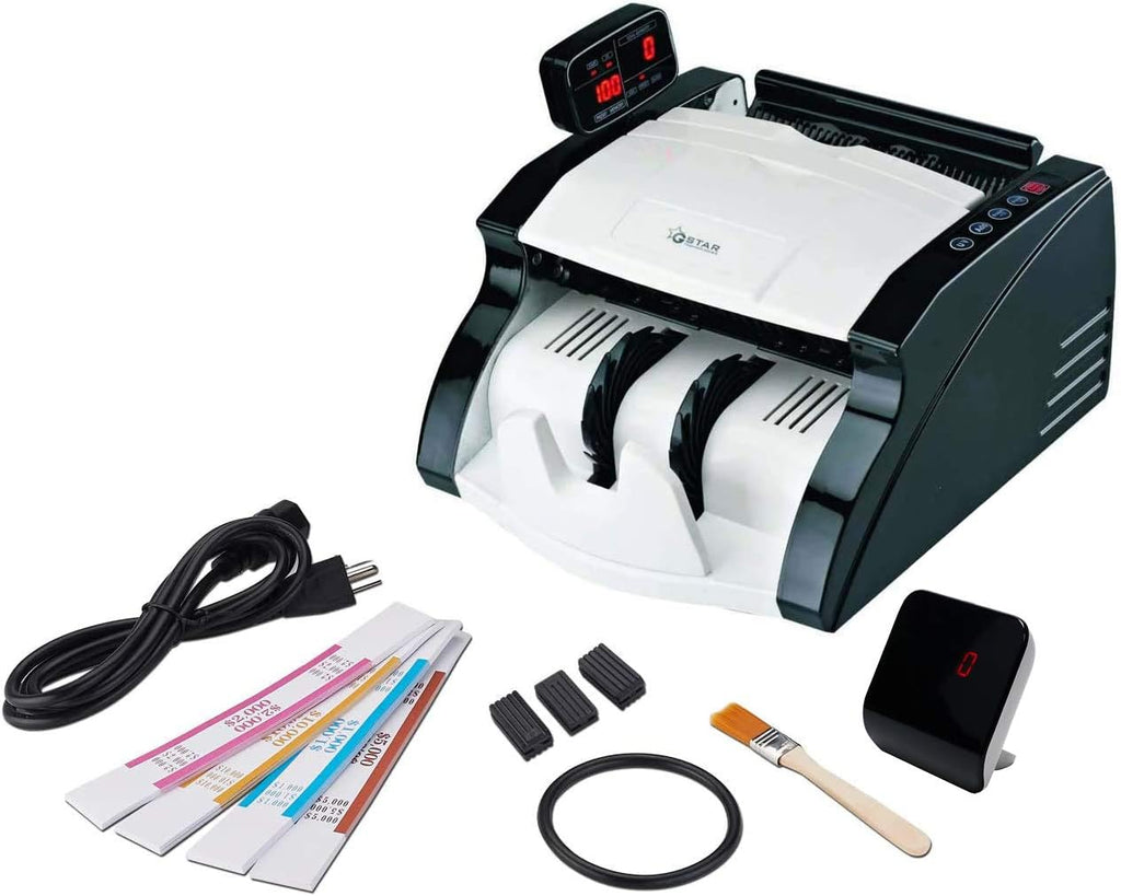 Money Counter with UV/MG/IR Counterfeit Bill Detection External Display Z253406