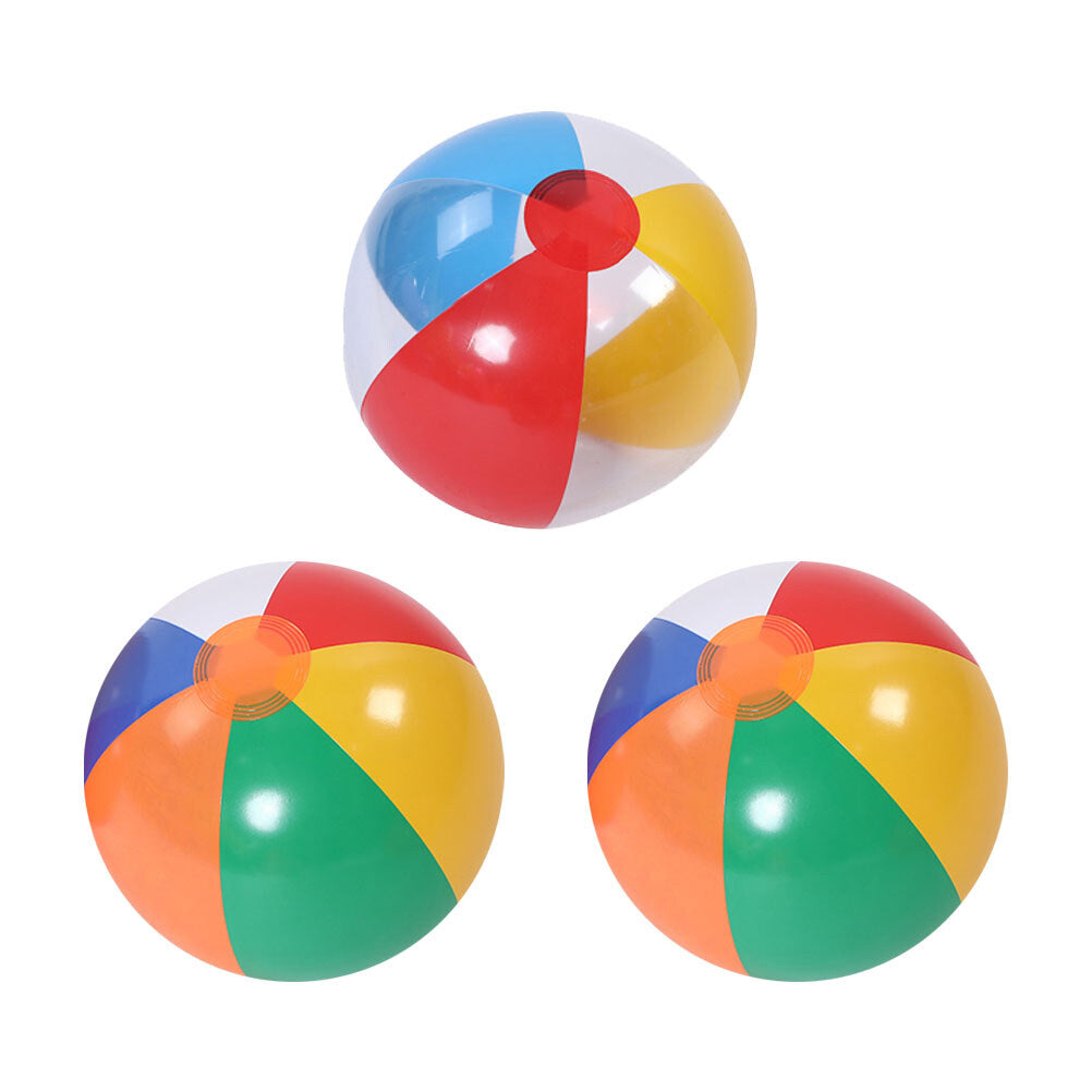 3Pcs Inflatable Beach Ball Pool Toy D200