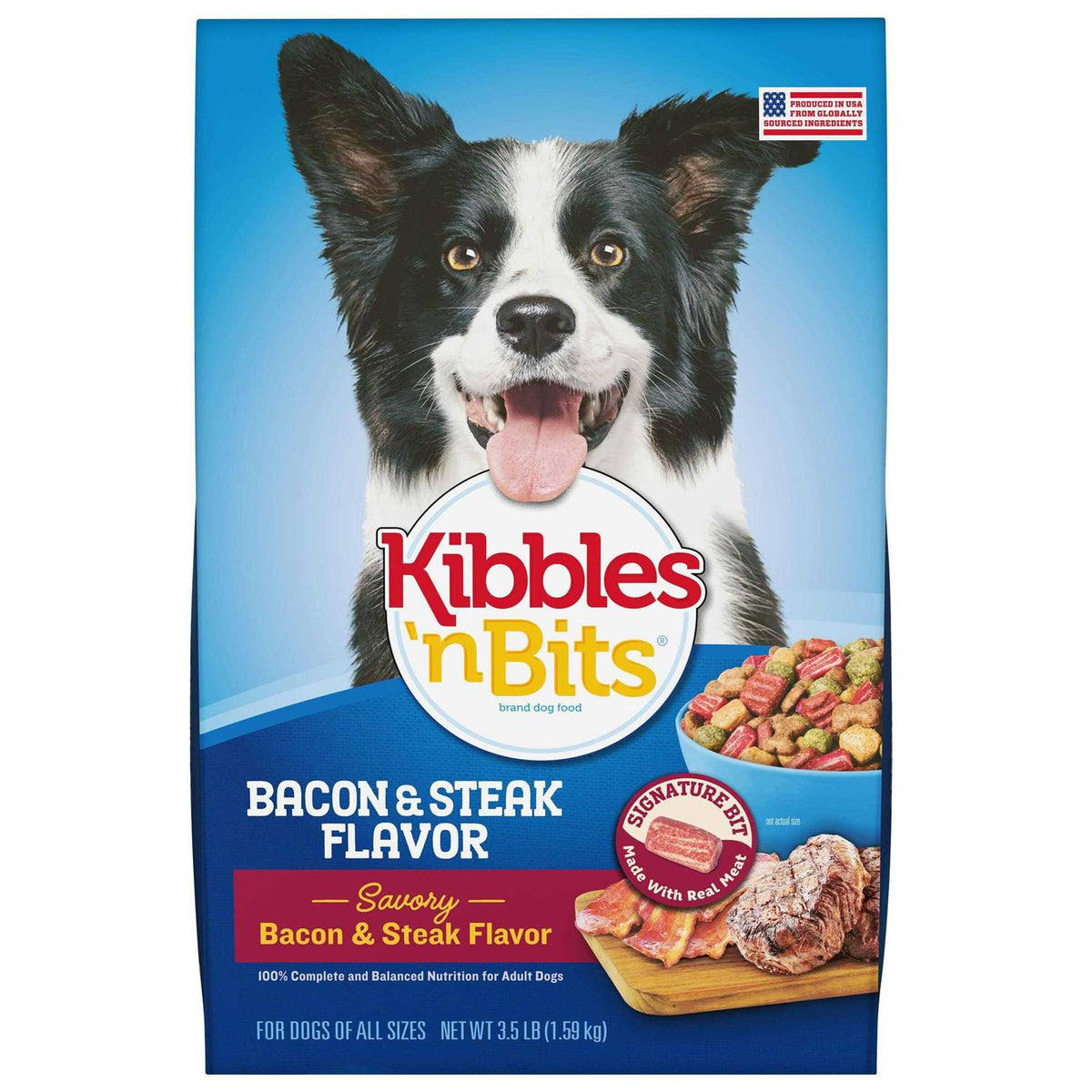 Bacon & Steak Dry Dog Food J1660