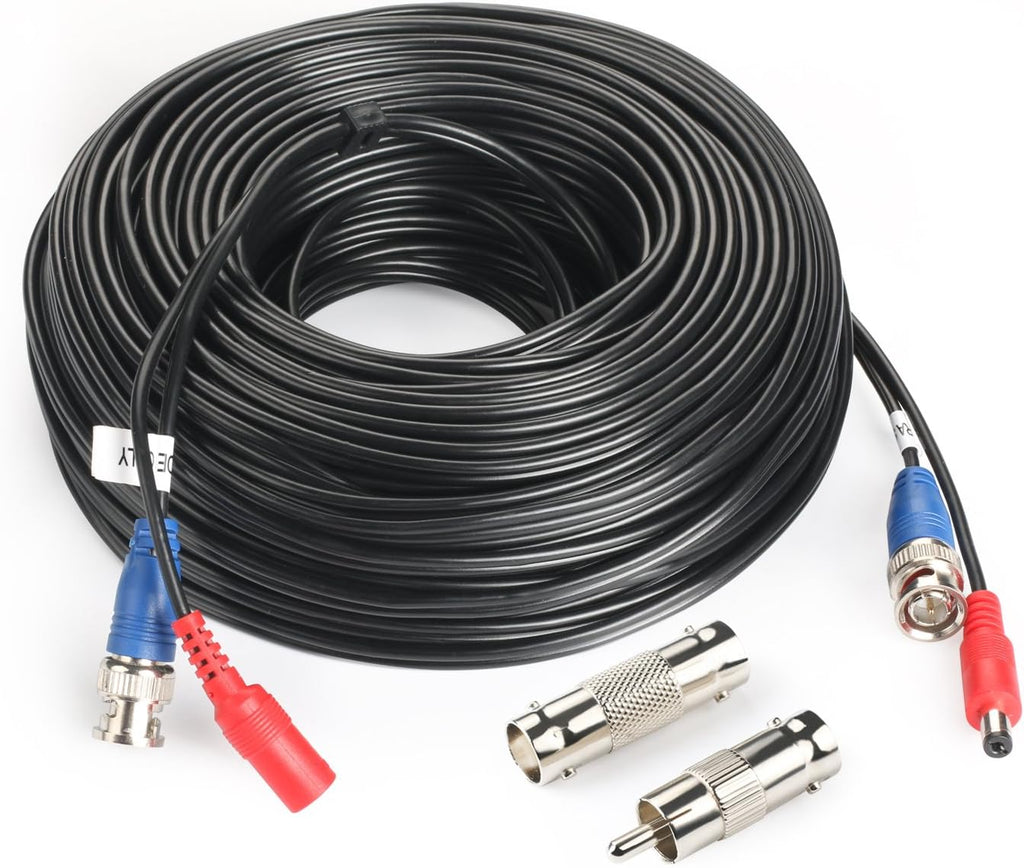 200Feet BNC Video Power Cable with Connectors F440316