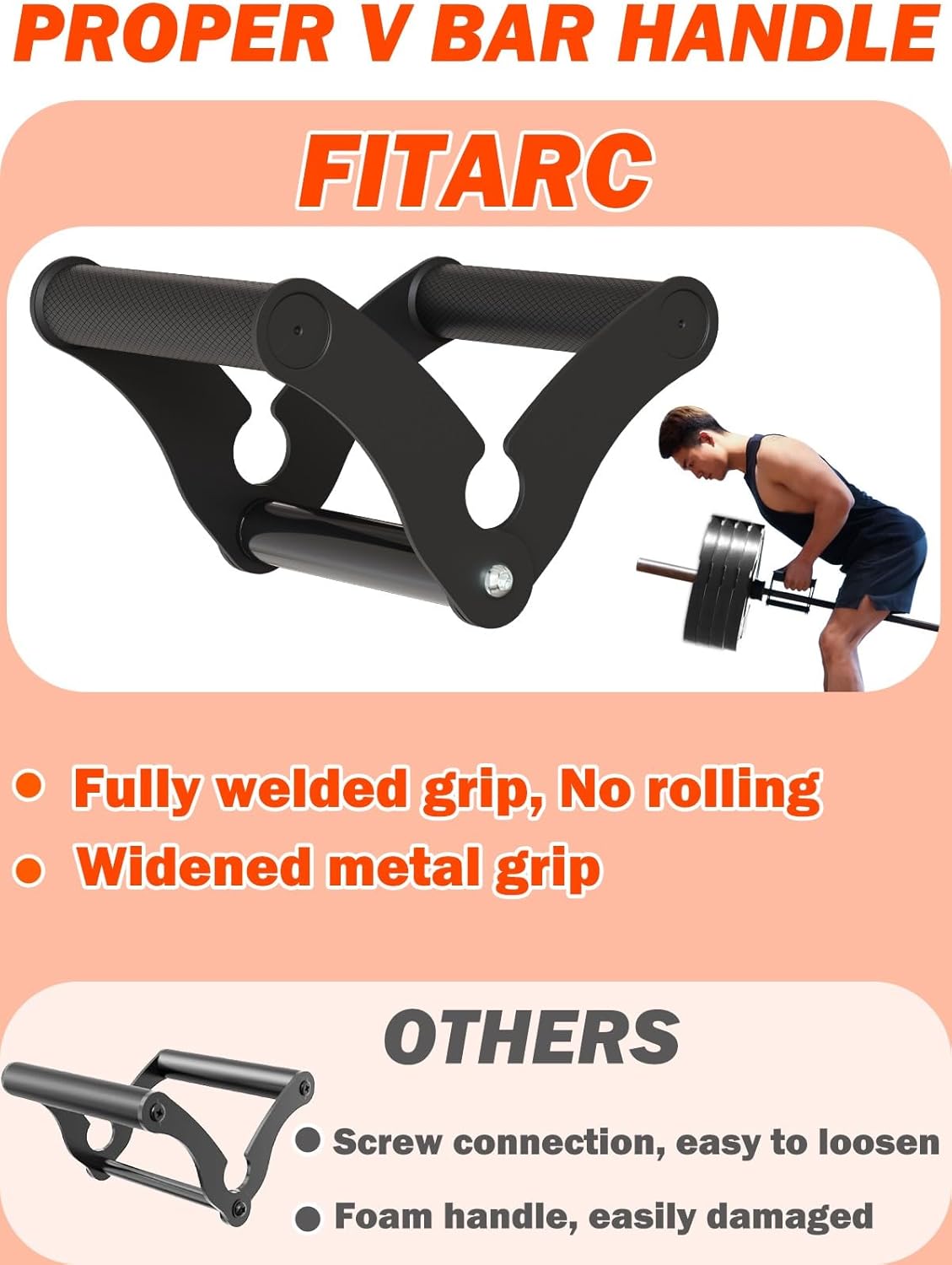 V Bar Attachment for Barbell S76080