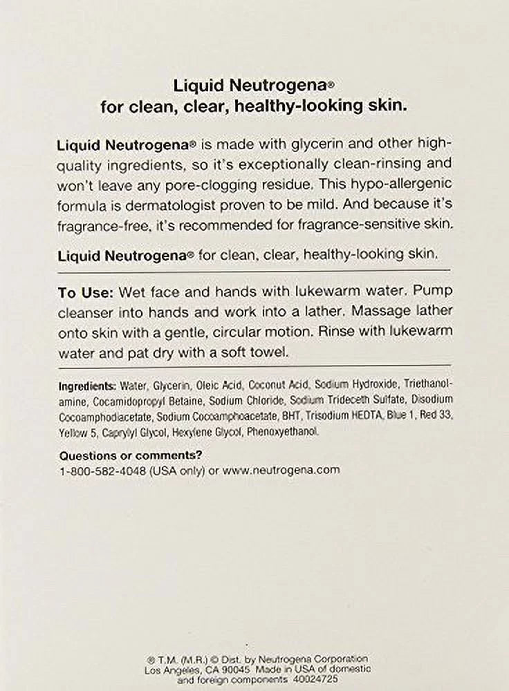 8 Fl. Oz (3 Pack) Liquid Facial Cleansing Formula I9310