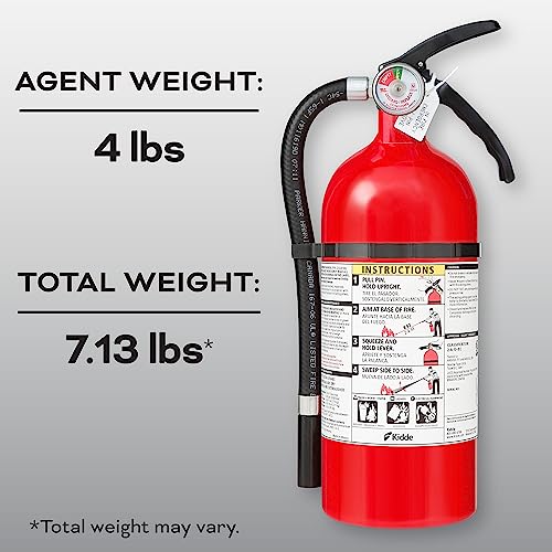 2-A:10-B:C 7.13 Lbs. Fire Extinguisher with Hose and Wall Mount H2405