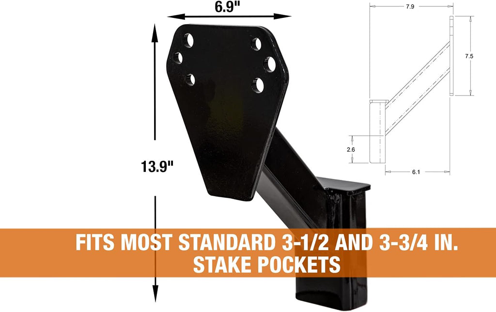 Stake Pocket Spare Tire Carrier, 1 Pack C225633