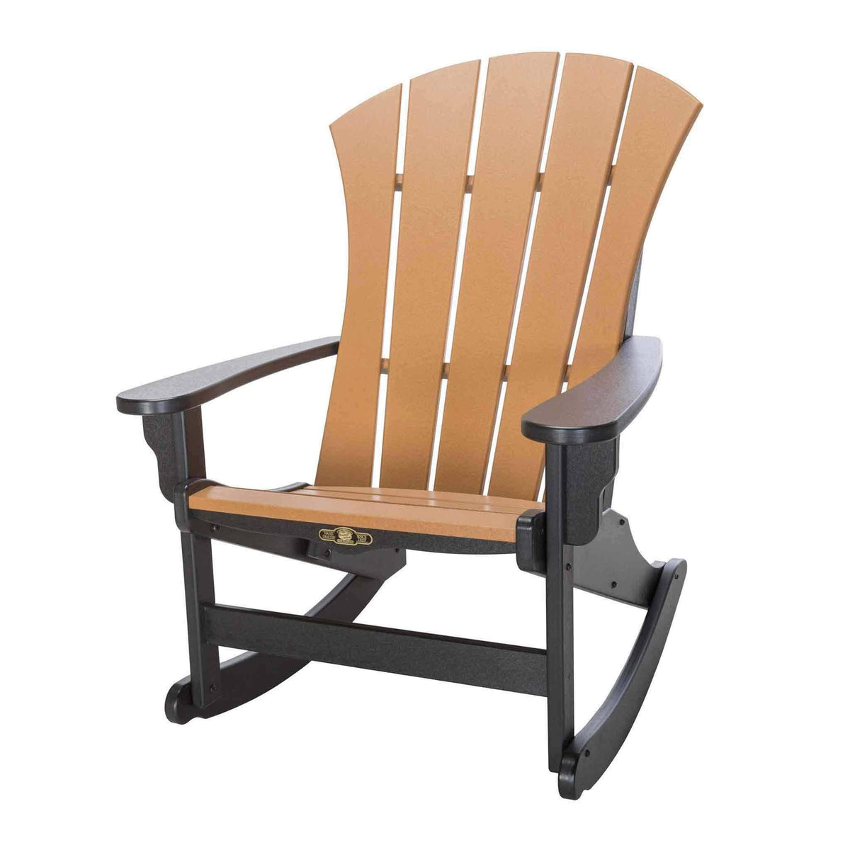Black and Cedar Adirondack Rocker M321